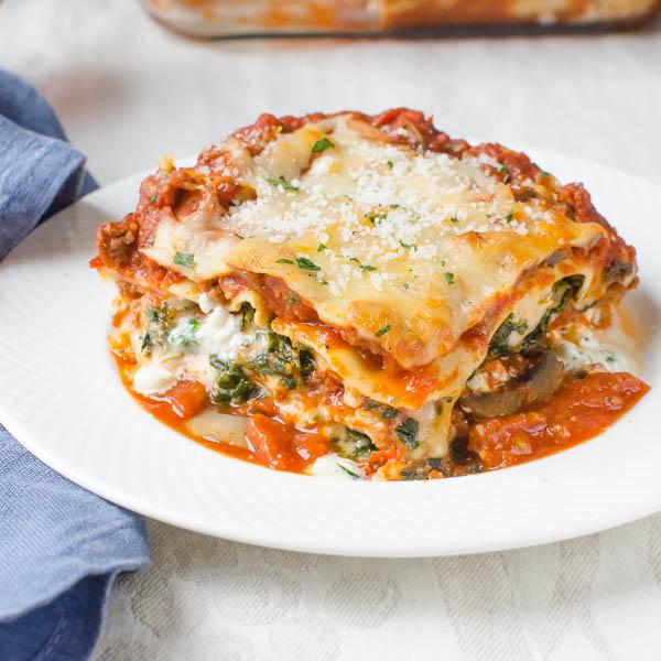 Homemade Ricotta and Spinach Lasagna Oven Ready
