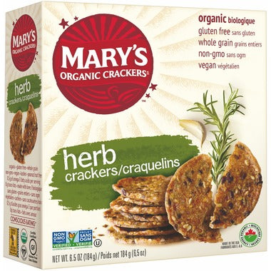 Mary's Organic Crackers - Herb