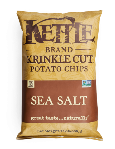 Sea Salt And Vinegar Kettle Cooked Potato Chips - 8oz - Good