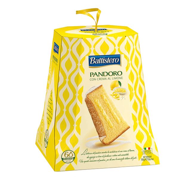 Battistero - Pandoro con Crema al Limone