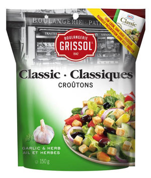 Boulangerie Grissol Garlic & Herb Croutons