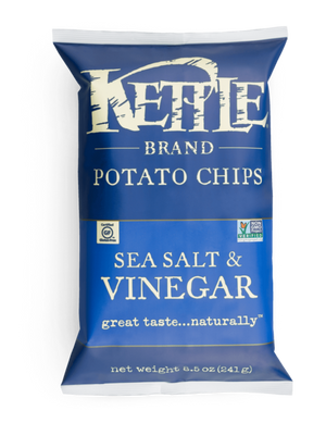 Kettle Sea Salt and Vinegar Potato Chips