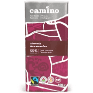Camino Dark Chocolate Bar with Almonds